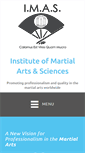 Mobile Screenshot of instituteofmartialartsandsciences.com